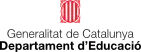 Logotip de la Generalitat de Catalunya. Departament d'Educació.